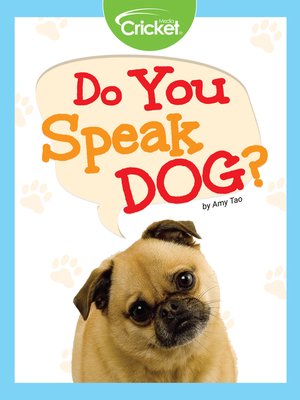 cover image of Do You Speak Dog?